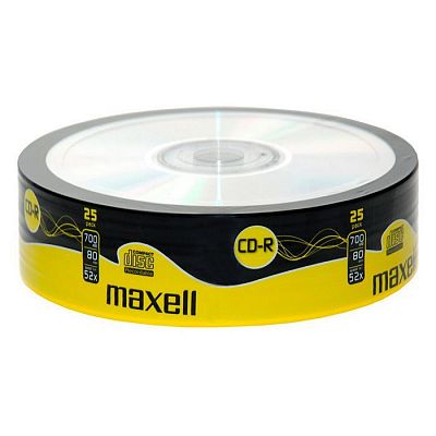 Диск CD-R MAXELL 25шт/туб