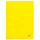 Папка-уголок пластиковая "Hatber", А4, 180мкм, непрозрачная, жёлтая