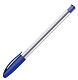 Ручка шариковая "Erich Krause U-108 Classic Stick", 1мм, синяя, чернила на масляной основе, прозрачный корпус