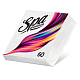 Бумажные салфетки "Spa Premium", 24x24см, 1 слой, белые, 60 листов в упаковке