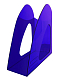Лоток пластиковый вертикальный для документов А4 "Hatber", 235x90x240мм, тонированный, синий