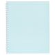 Тетрадь "Hatber", 80л, А5, клетка, пластиковая обложка, на гребне, серия "Canvas - Бирюза"