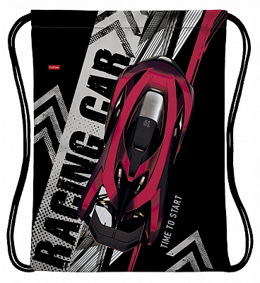 Мешок для обуви "Hatber", 33х42см, 1 отделение, серия "Racing Car"