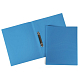 Папка пластиковая "Hatber", А4, на 2-х кольцах, 500мкм, корешок 25мм, серия "Line - Синяя"